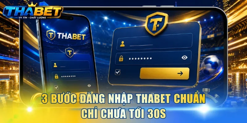 3 bước đăng nhập THABET chuẩn chỉ chưa tới 30s